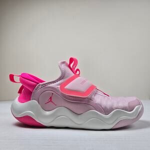 Nike Jordan 23/7.2 EasyOn PS Sneakers Kids Size 1Y Pink Foam Hyper Pink Shoes
